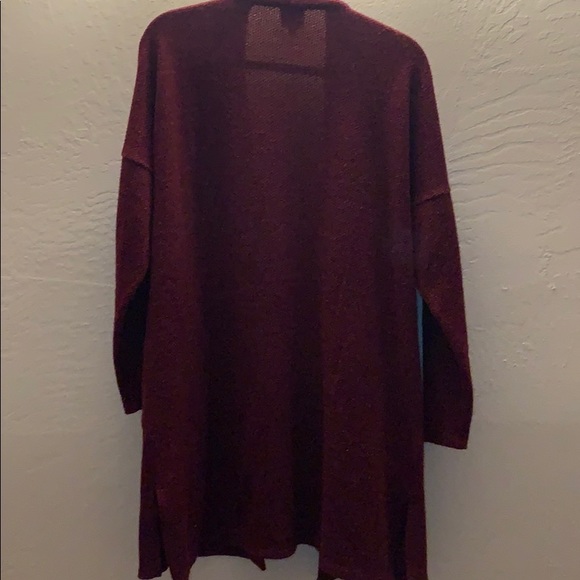 Maroon Bobeau Cardigan - Picture 3 of 3
